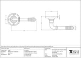 Reeded Lever on Rose Set