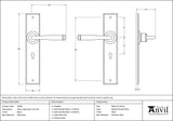 Large Avon Lever Lock Set