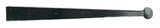 Black 24" Penny End Hinge Front (pair)