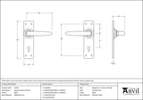 Smooth Lever Lock Set