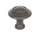Beeswax Ringed Cabinet Knob - Large