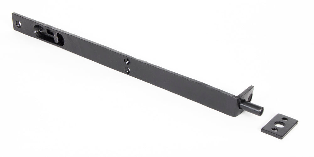 Black 12" Flush/Slide Door Bolt