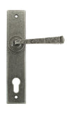 Pewter Avon Lever Espag. Lock Set