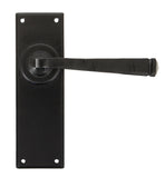 Black Avon Lever Latch Set