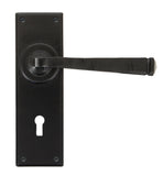 Black Avon Lever Lock Set