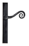 Black Monkeytail Slimline Lever Espag. Latch Set - RH