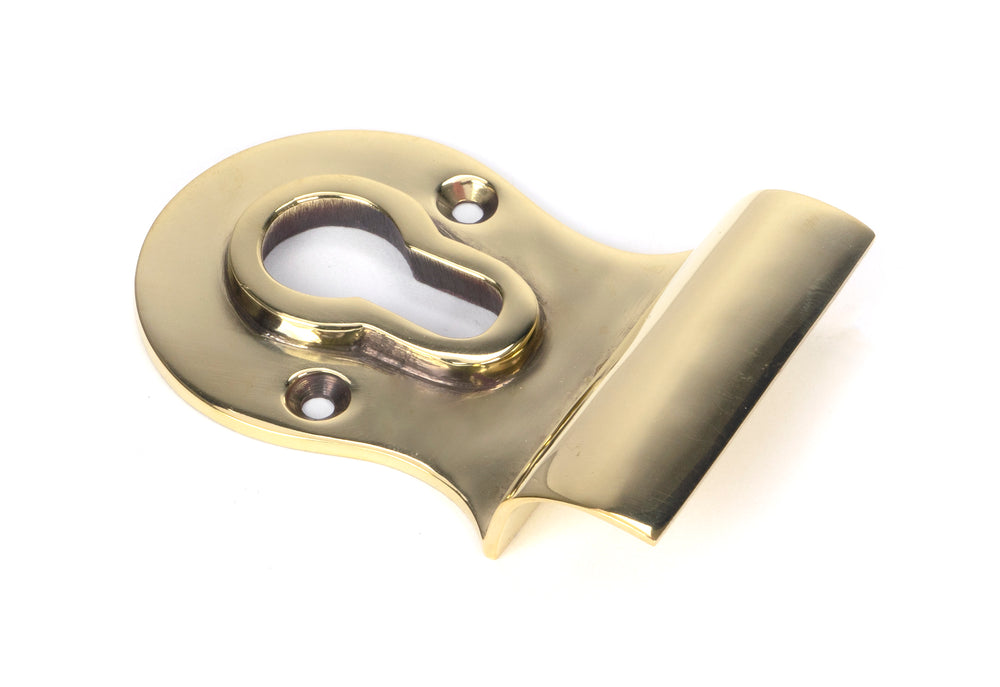 Aged Brass Euro Door Pull