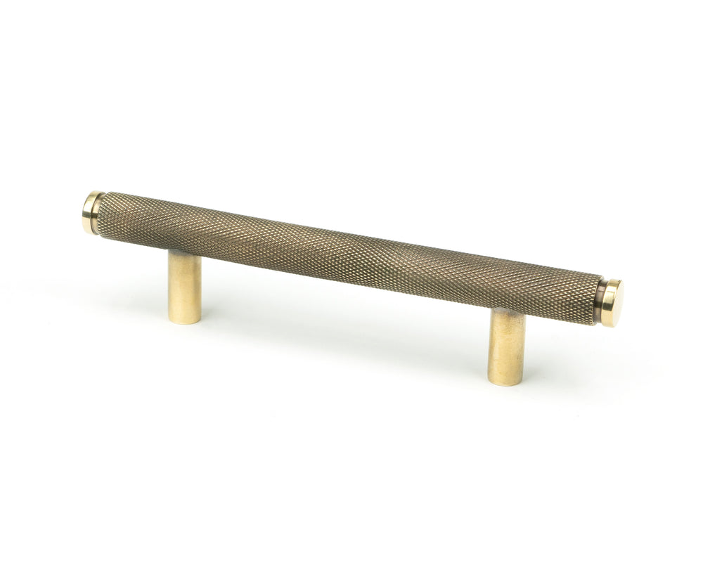Aged Brass Full Brompton Pull Handle - Small