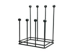 Matt Black Four Pair Boot Rack