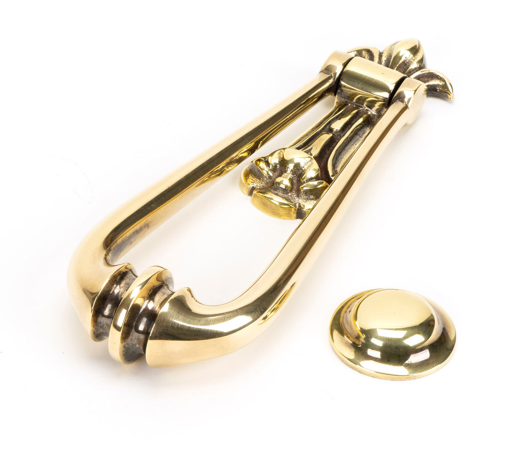 Aged Brass Loop Door Knocker