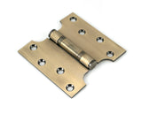 Aged Brass 4" x 2" x 4" Parliament Hinge (pair) ss