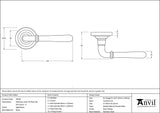 Newbury Lever on Rose Set (Unsprung)
