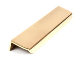 Aged Brass 200mm Moore Edge Pull
