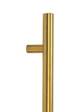 Aged Brass (316) 0.9m T Bar Handle Secret Fix 32mm Ø