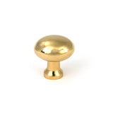 Polished Brass Moore Cabinet Knob - 25mm