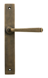 Burnished Brass Avon Slimline Lever Latch Set