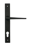 Matt Black Eaton Slimline Lever Espag. Lock Set