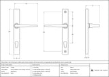 Eaton Slimline Lever Espag. Lock Set