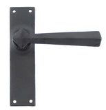 Beeswax Straight Lever Latch Set