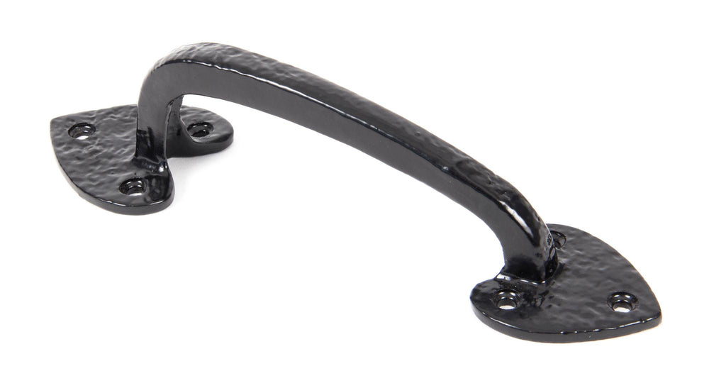 Black Cast 8" Gothic Pull Handle