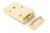 Polished Brass Left Hand Bathroom Latch