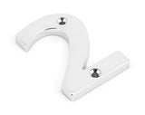 Polished Chrome Numeral 2