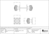Tewkesbury Square Mortice Knob Set