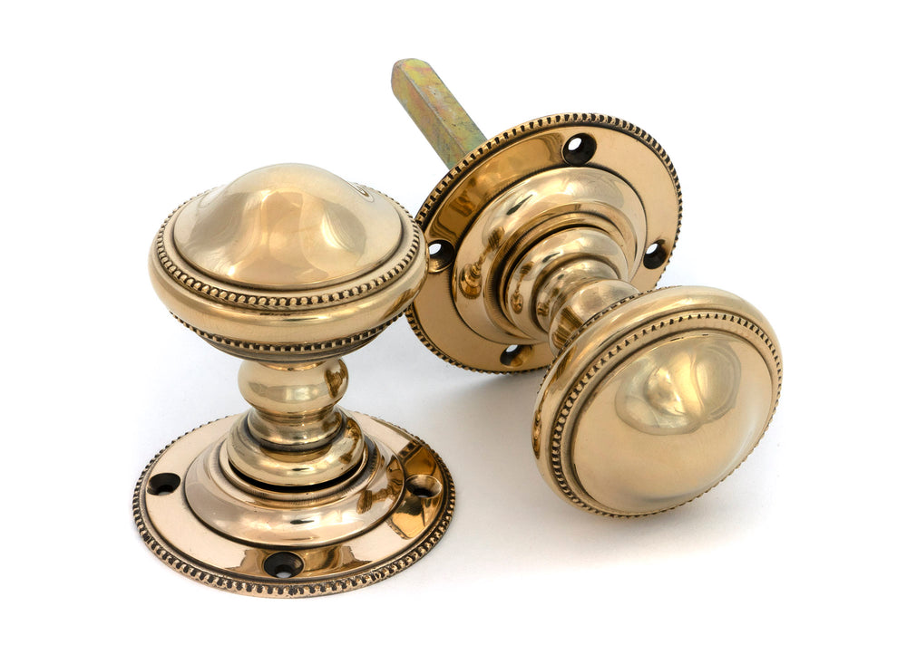 Aged Brass Brockworth Mortice Knob Set