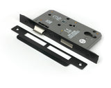 Black Euro Din Sash Lock - 60mm Backset/72mm Centre