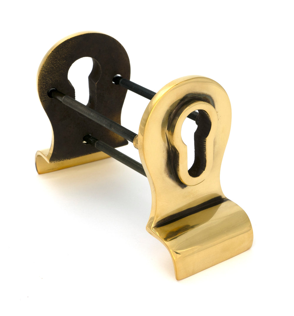 Aged Brass 50mm Euro Door Pull (Back to Back fixings)