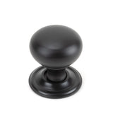 Aged Bronze Mushroom Cabinet Knob 32mm