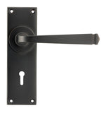 Aged Bronze Avon Lever Lock Set