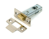 Polished Nickel 2½" Tubular Mortice Latch