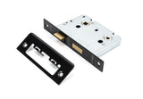 Black 2½" Bathroom Mortice Lock