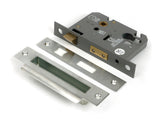 Satin SS 3" Euro Profile Sash Lock