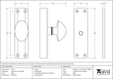 Knob for Cremone Bolt