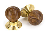 Rosewood and PB Cottage Mortice/Rim Knob Set - Small