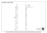 SS Shoot Bolt for Door Espag Lock