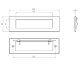 Antique Plain Letterplates