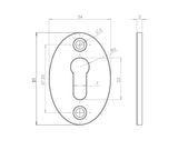 Antique Oval Escutcheon