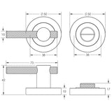 Complete Bari Door Handle Pack - Bathroom - Black