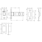 Complete Gio Door Handle Pack - Internal Doors - Antique Brass