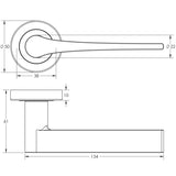 Complete Gio Door Handle Pack - Bathroom - Black