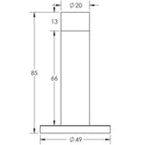 Stainless Steel Wall Mounted Door Stops