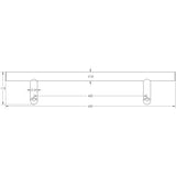 Stainless Steel Cranked Pull Handles