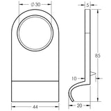 Jedo Plain Cylinder Pulls