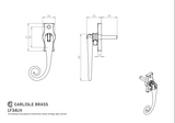 Locking Espagnolette Fastener