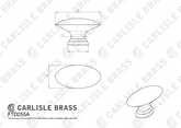 Oval Knob