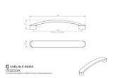 Radius End Flat Bow Handle