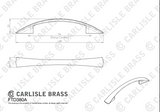 Waisted Flat Bow Handle